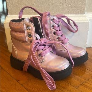 Pink Kids Boots